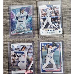 Topps Los Angeles Dodgers Shohei Ohtani Trading Cards Lot Of 4 NM 2024